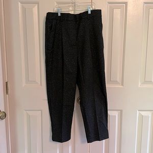 NWT LOFT L Petite Pull On Taper Pants in Shimmer